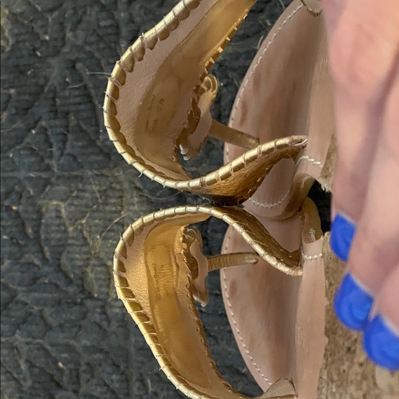 Jack Rogers cork and gold sandals - Picture 3 of 6